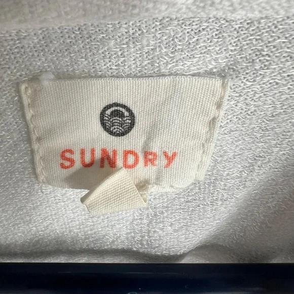 Sundry- Women's Long Sleeve Hooded Light Weight Tee- Size 1 (S) - Picture 9 of 10